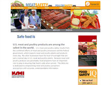 Tablet Screenshot of meatsafety.org
